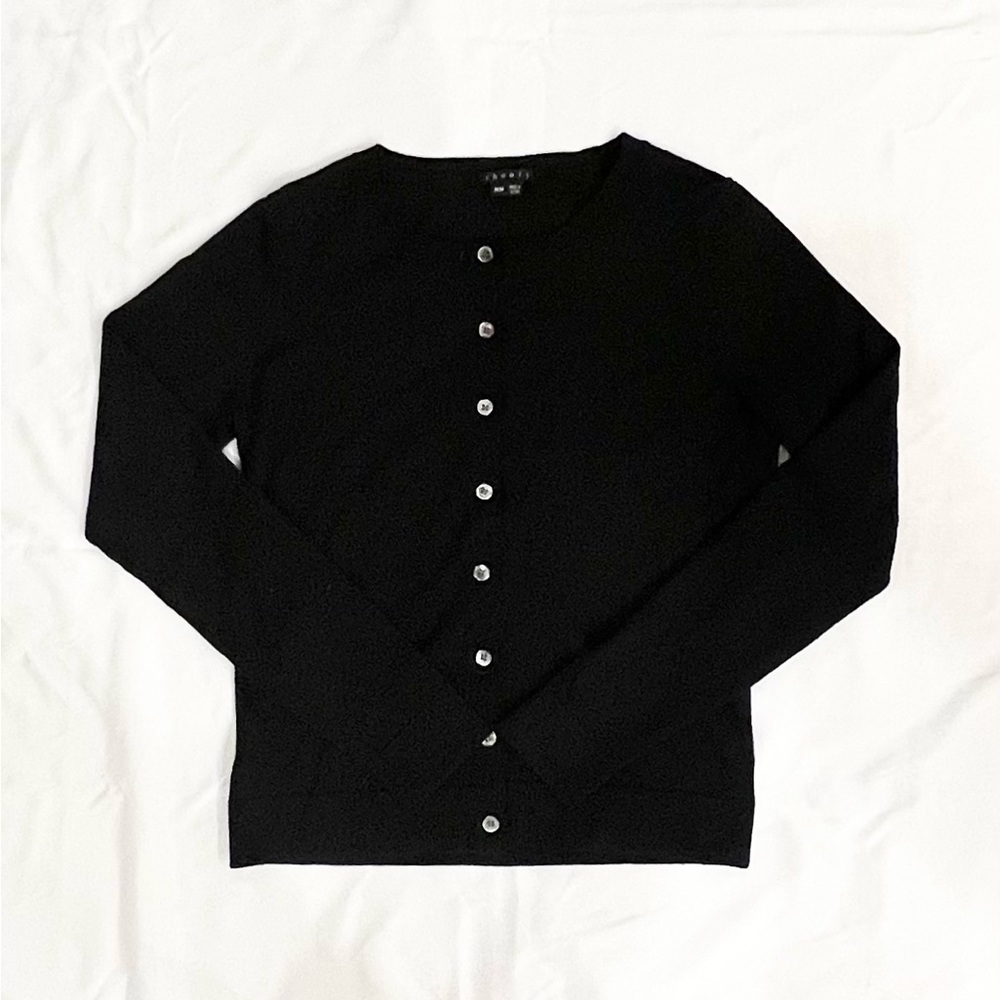 Theory Black Cardigan